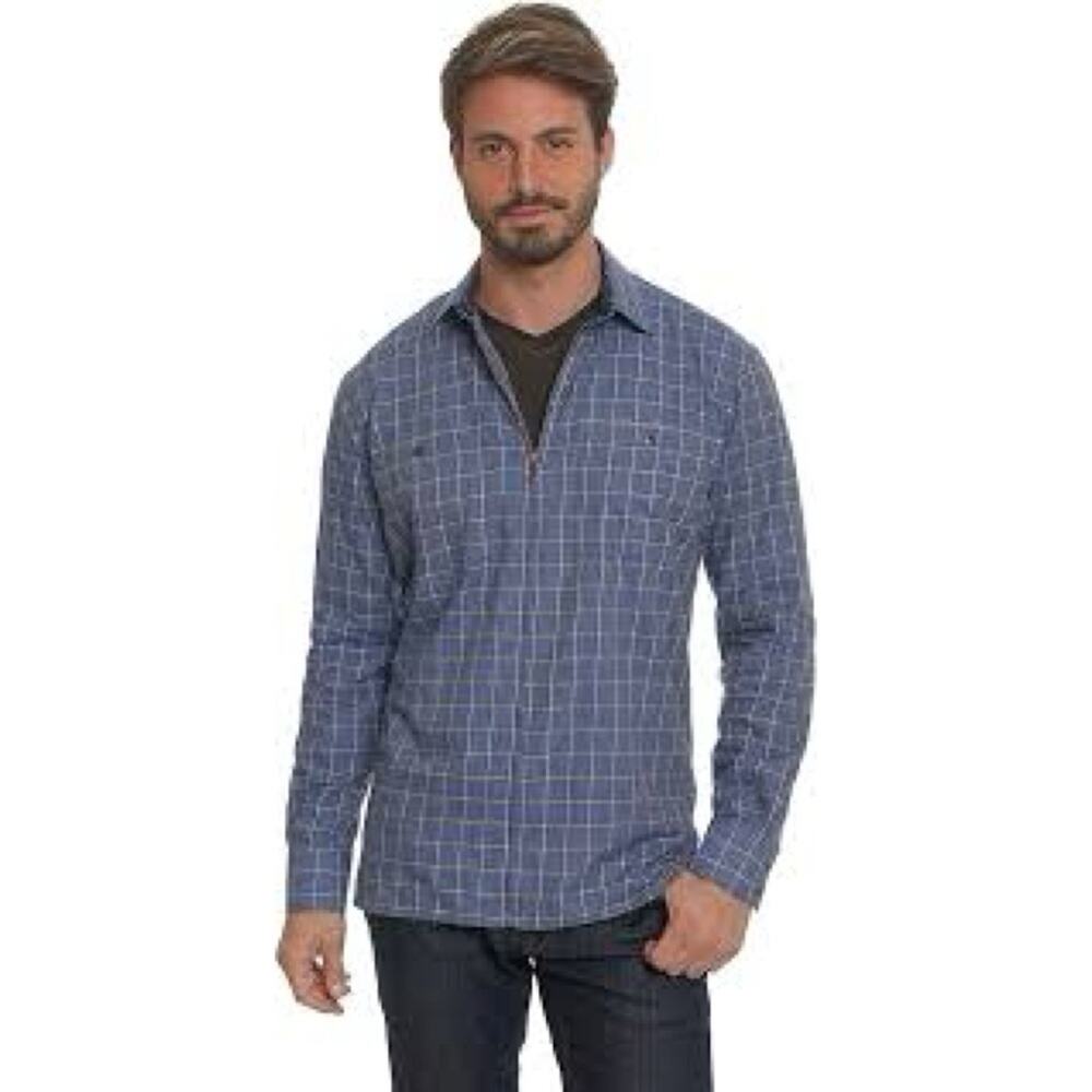 Robert Graham Men's Auburn Long Sleeve Shirt Jacket Sz Large